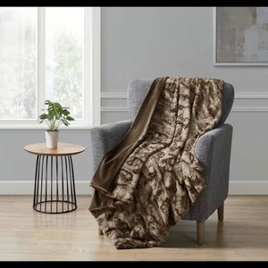 Luxury Faux Fur 50x60 Chocolate